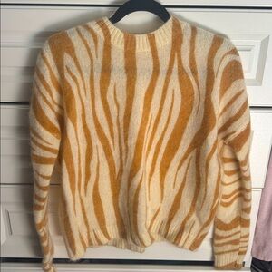 Sezane Indiana Jumper Zebra - Size S
